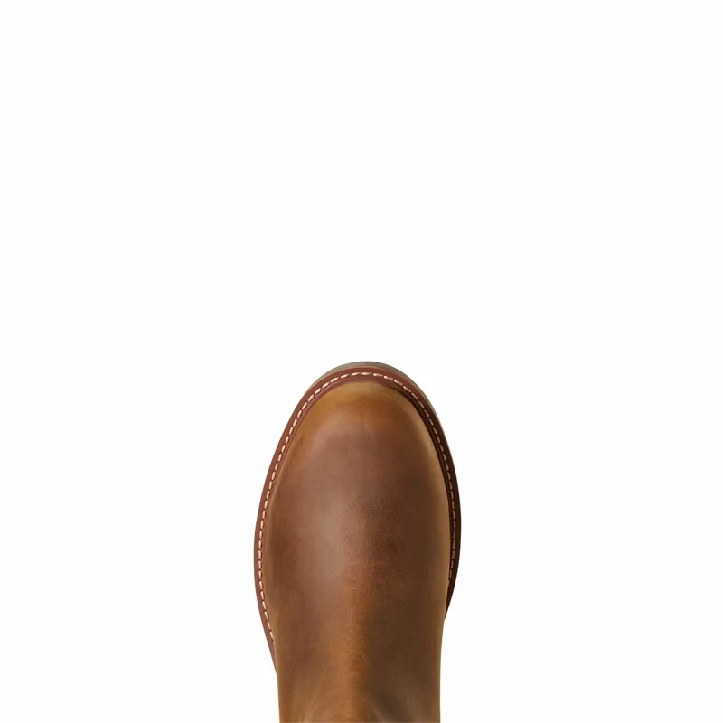 Ariat Ladies Wexford Waterproof Chelsea Boot in Weathered Brown-3
